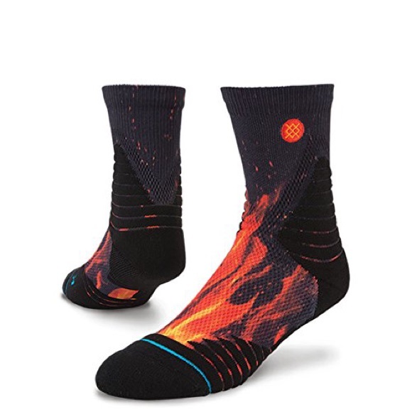 Stance Inferno Basketball Sock - L
